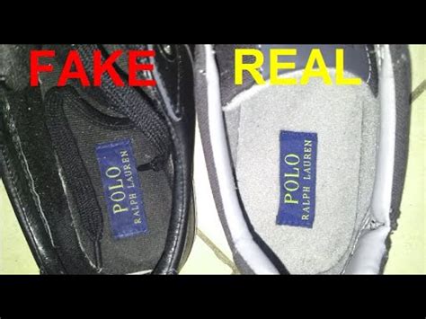 real polo shoes vs fake|ralph lauren polo shoes.